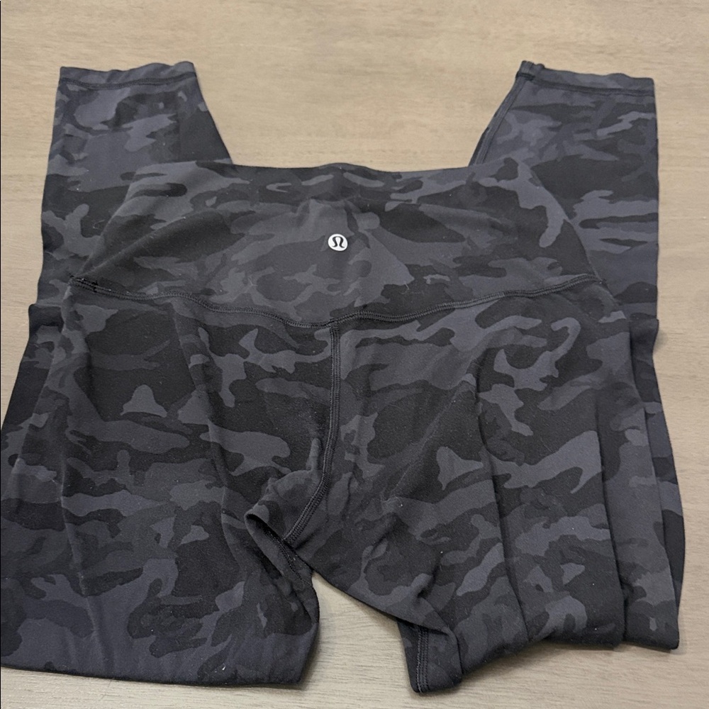lululemon athletica Black Camo Leggings